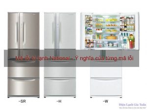 Mã lỗi tủ lạnh National